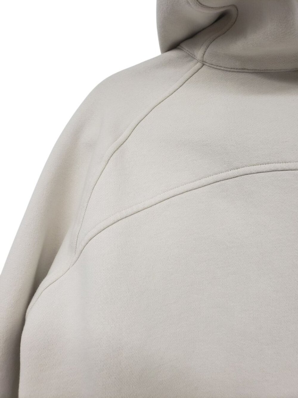 Lululemon Scuba Full-Zip Cropped Hoodie Bone Cream Minimal Neutral - Picture 12 of 16